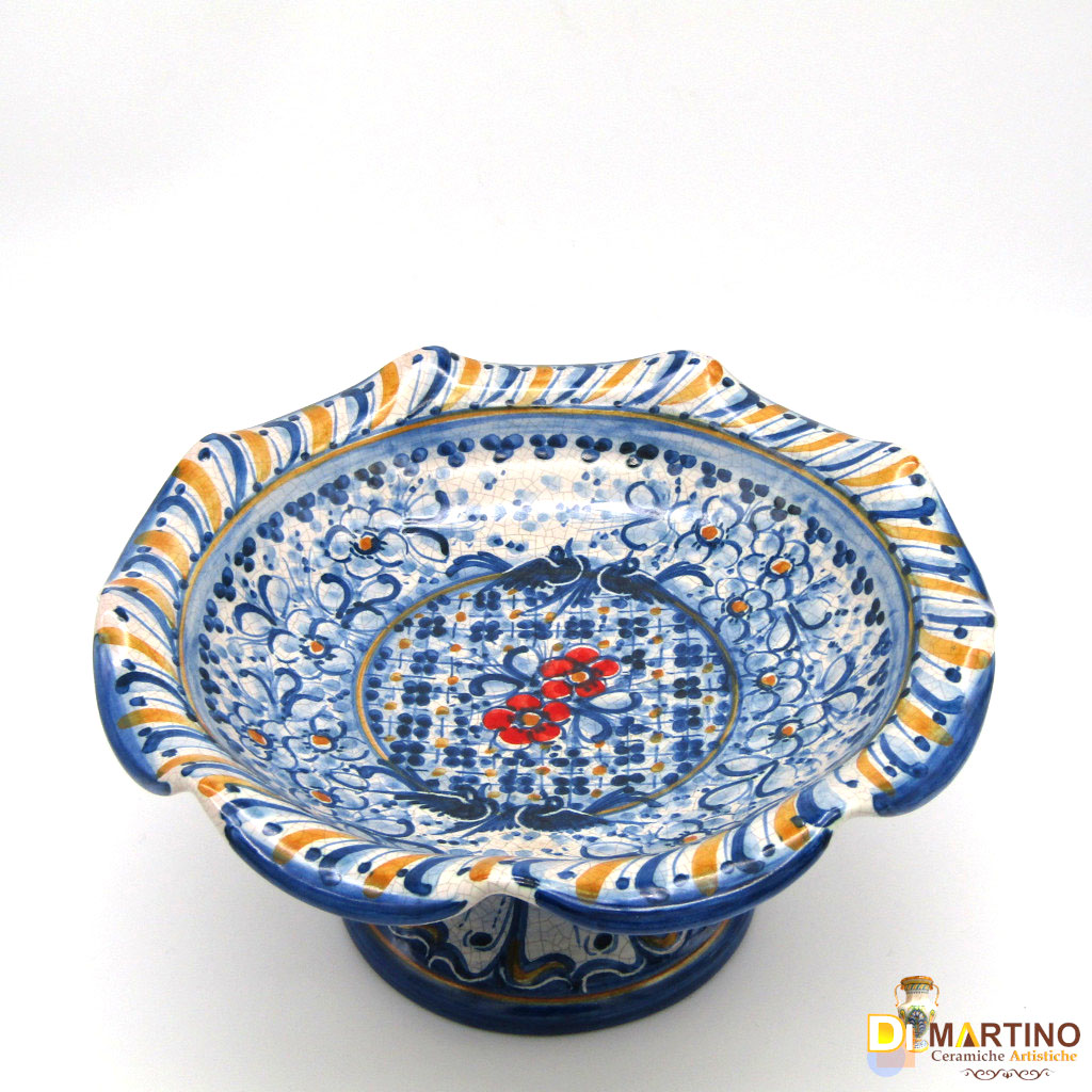 Fruttiera 30cm retino blu