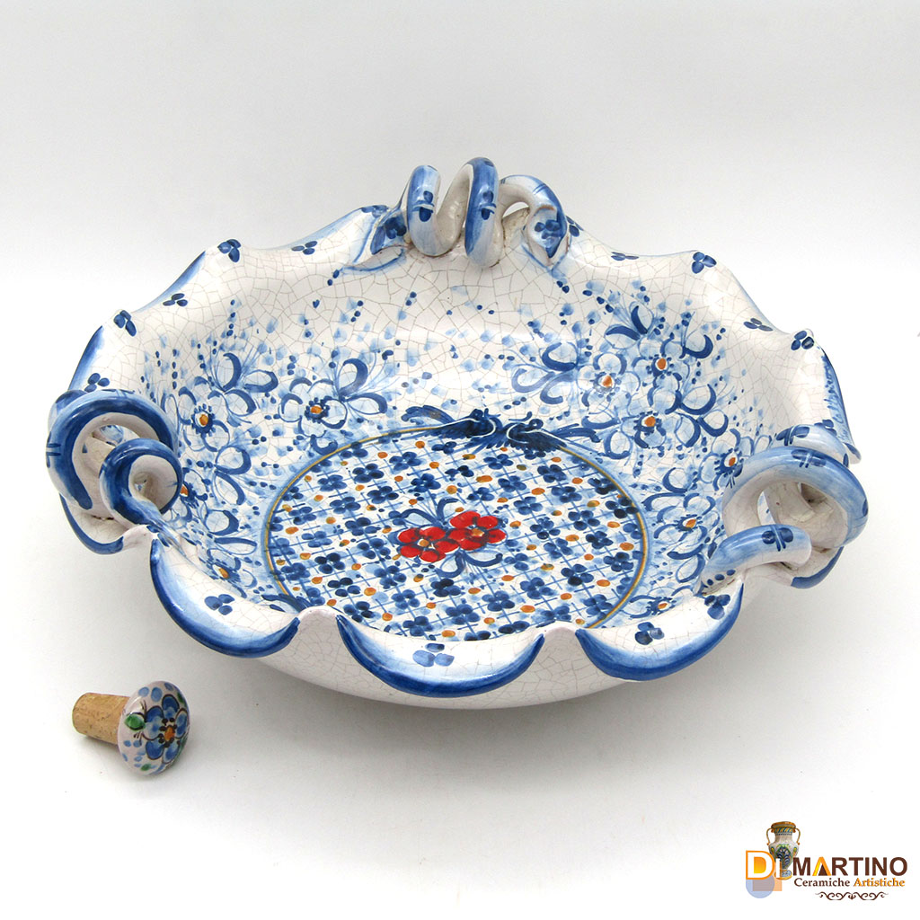 Centrotavola 38cm Retino blu