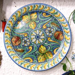 Fangotto 45cm -frutta fondo blu-