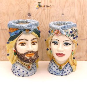 Teste di moro 30cm -floreali-