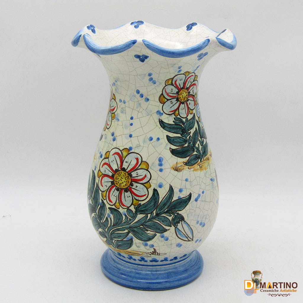 Vaso 30cm smerlato -fiori- - immagine 4