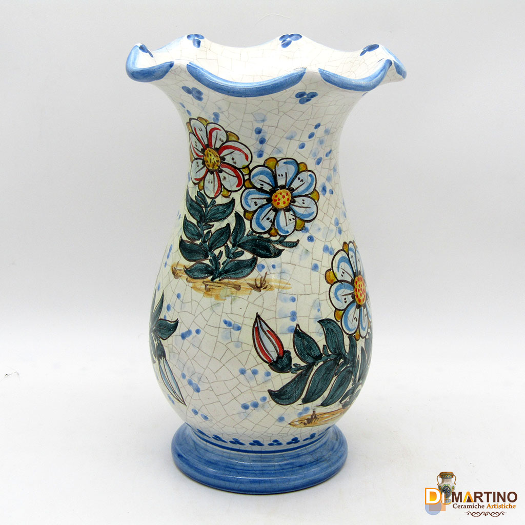 Vaso 30cm smerlato -fiori- - immagine 3